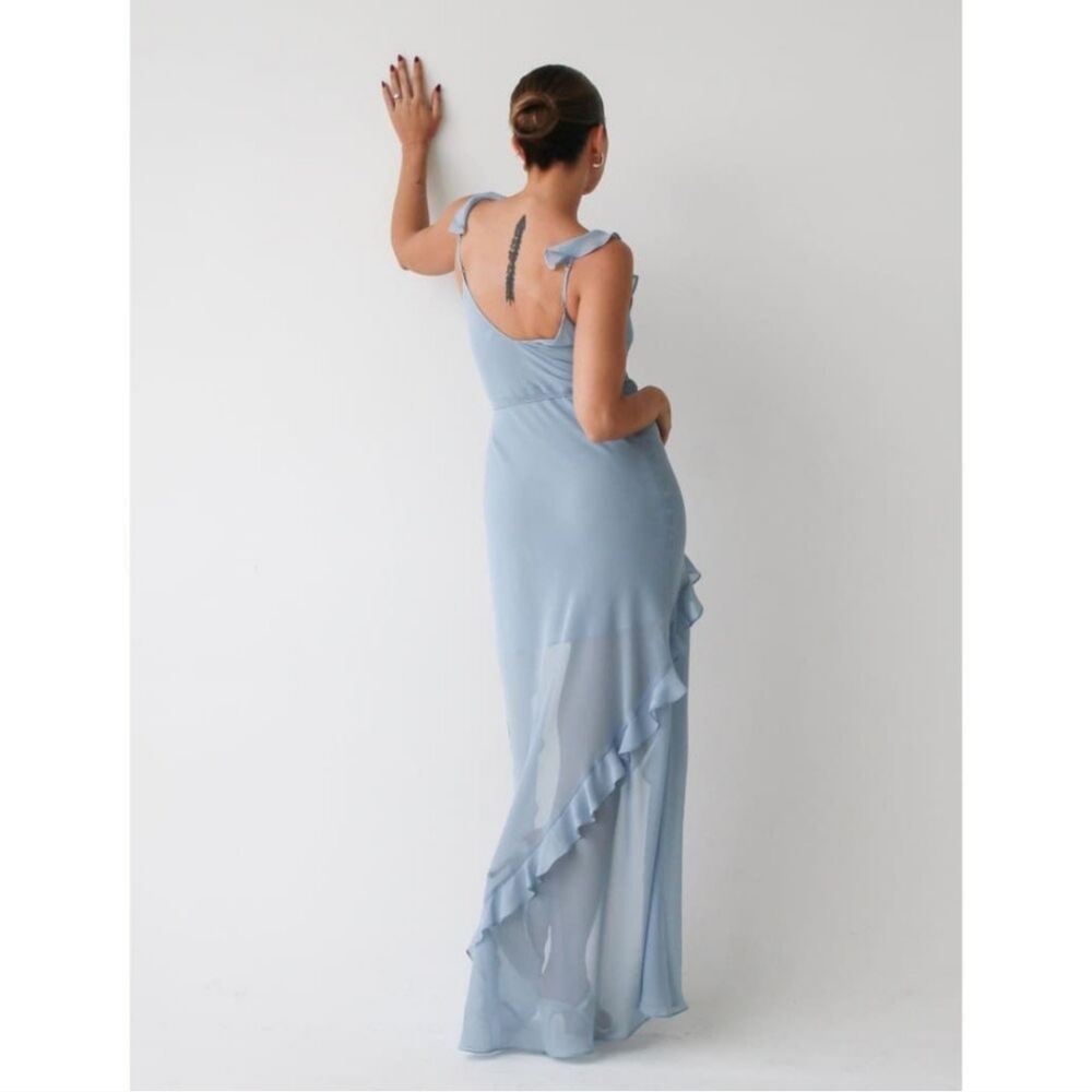 🩵 $164 Rumored Just Like Heaven Baby Blue Dress - Picture 2 of 5